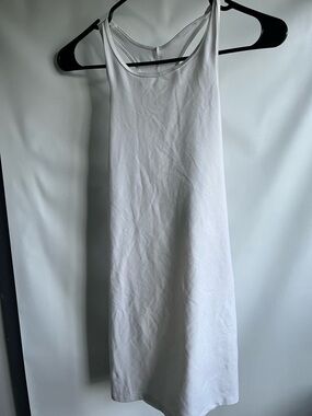 Athleta classic White Sleeveless Slip Dress large Tall